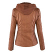 Bergljot | Women's Hooded Leather Jacket