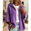 Olivia | Women's Oversized Ribbed Hooded Open-Front Cardigan Knit Sweater for Layering