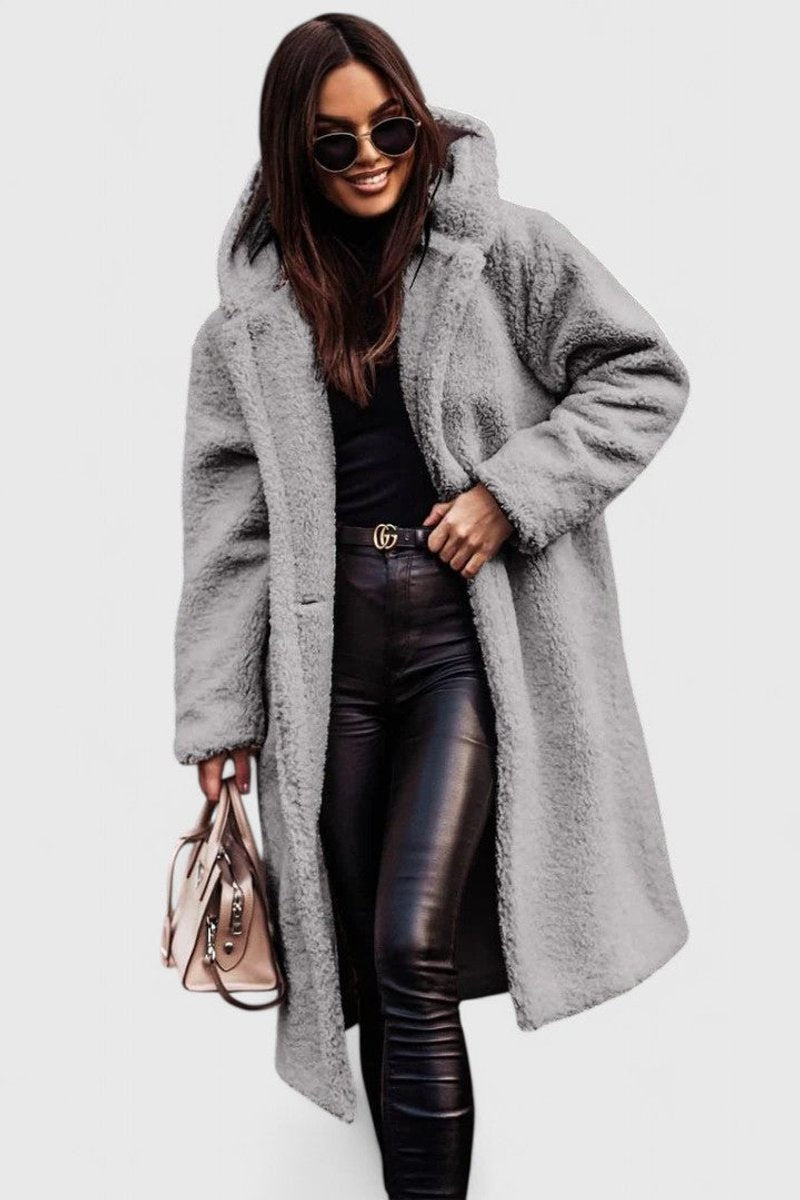 Winnifred | Women's Oversized Longline Teddy Winter Coat