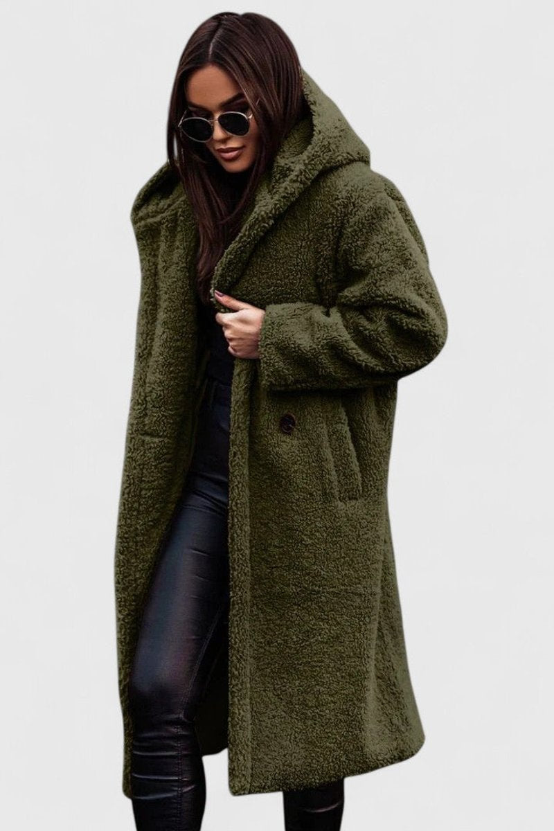 Winnifred | Women's Oversized Longline Teddy Winter Coat