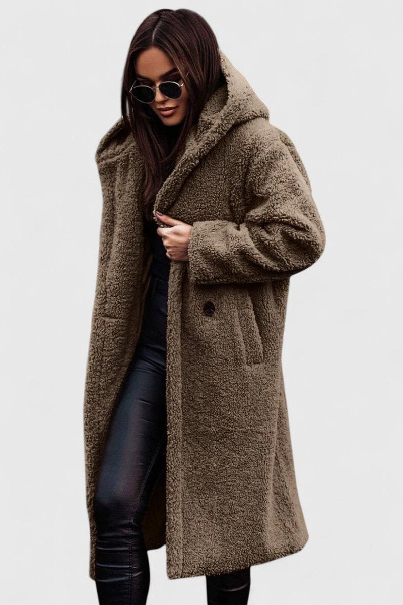 Winnifred | Women's Oversized Longline Teddy Winter Coat