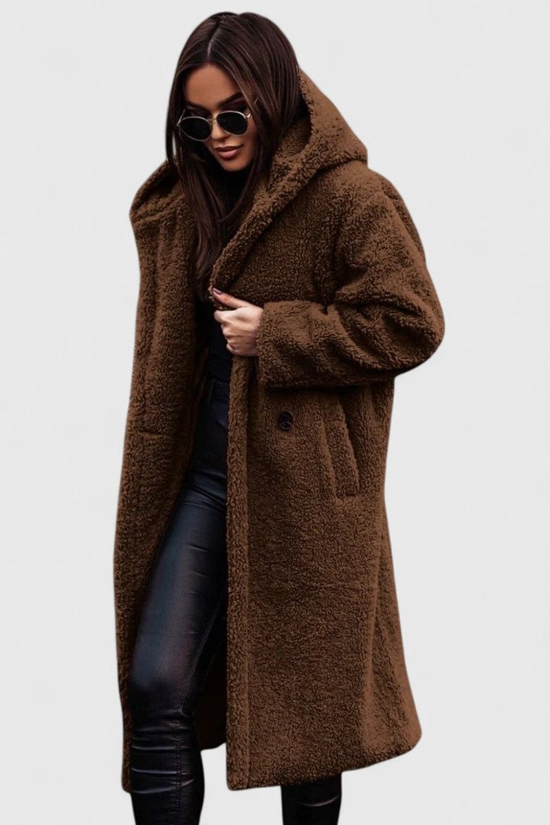 Winnifred | Women's Oversized Longline Teddy Winter Coat
