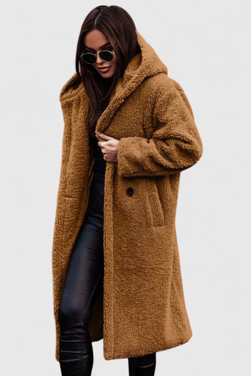 Winnifred | Women's Oversized Longline Teddy Winter Coat