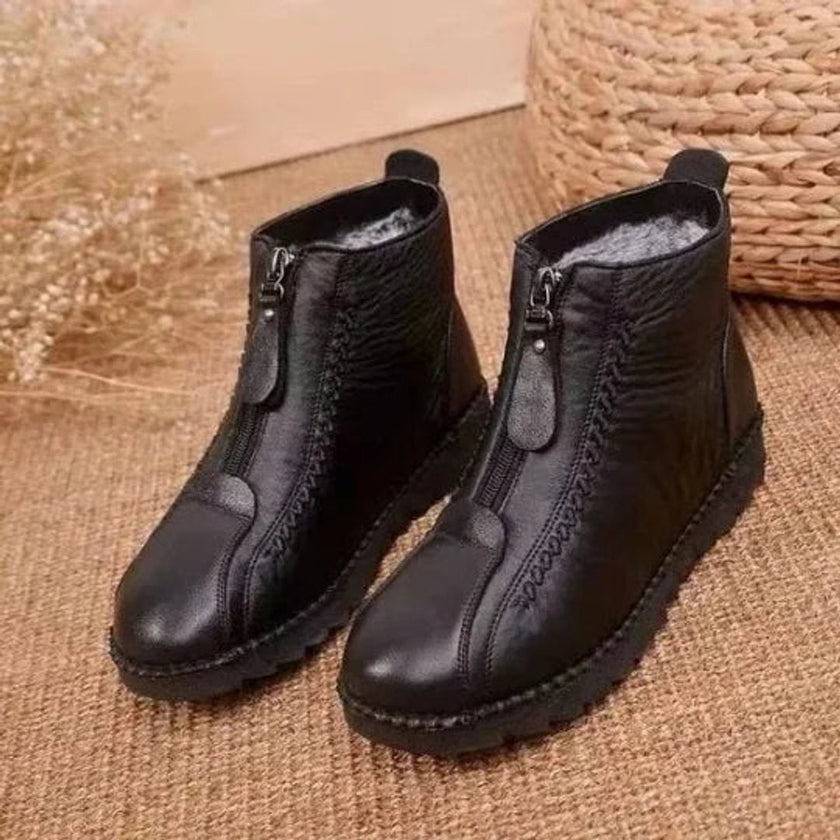 Madison | Women's Knee High Boots Waterproof Slip-Resistant Leather Ankle Booties