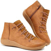 Madison | Women's Lace-Up Side-Zip Flat Ankle Knee High Boots