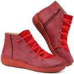 Madison | Women's Lace-Up Side-Zip Flat Ankle Knee High Boots