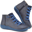 Madison | Women's Lace-Up Side-Zip Flat Ankle Knee High Boots