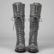 Maia | Women's Lace-Up Studded Block-Heel Knee-High Boots