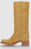 Knee High Boots Leather Stacked Low Heel Tall Winter Boots | Manon