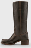 Knee High Boots Leather Stacked Low Heel Tall Winter Boots | Manon