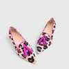 Harper | Women's Leopard Print Pointed-Toe Tassel Slip-On Loafer Flats
