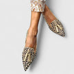 Harper | Women's Leopard Print Pointed-Toe Tassel Slip-On Loafer Flats