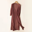 Isabella | Women's Soft Open-Front Long Knit Cardigan with Elegant for Layering