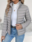 Elsemieke | Women's Zip-Up Stand-Collar Puffer Coat