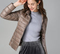 Elsemieke | Women's Zip-Up Stand-Collar Puffer Coat