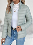 Elsemieke | Women's Zip-Up Stand-Collar Puffer Coat