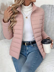 Elsemieke | Women's Zip-Up Stand-Collar Puffer Coat