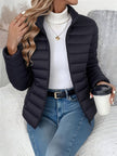 Elsemieke | Women's Zip-Up Stand-Collar Puffer Coat