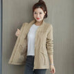 Bomber Jacket Women Lightweight Cropped Drawstring Waist Zip-Up