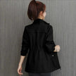 Bomber Jacket Women Lightweight Cropped Drawstring Waist Zip-Up