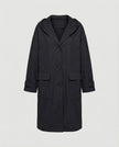 Trench Coat Women Waterproof Hooded Long Classic Longline