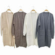 Olivia | Women's Longline Ribbed Open-Front Cardigan Knit Sweater with Cozy for Layering
