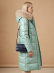 Mia | Women's Longline Fur-Hood Hooded Winter Puffer Parka