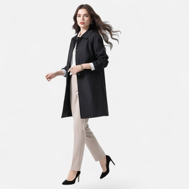 Phoebe | Double-Breasted Trench Coat for Women