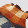 Lotte | Women's Multicolour Checked Mock-Neck Pullover Sweater with Color-Block for Everyday
