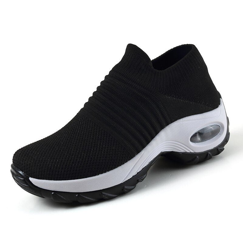 Evelyn | Women's Orthopedic Air-Cushioned Slip-On Walking Sneakers