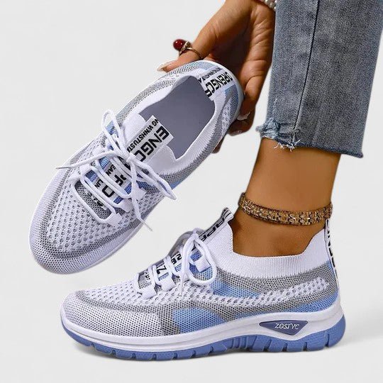 Amelia | Women's Orthopedic Arch-Support Breathable Mesh Lace-Up Walking Sneakers