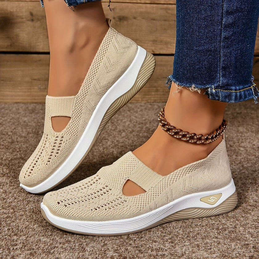 Camila | Women's Orthopedic Breathable Slip-On Walking Sneakers