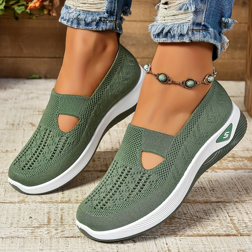 Camila | Women's Orthopedic Breathable Slip-On Walking Sneakers
