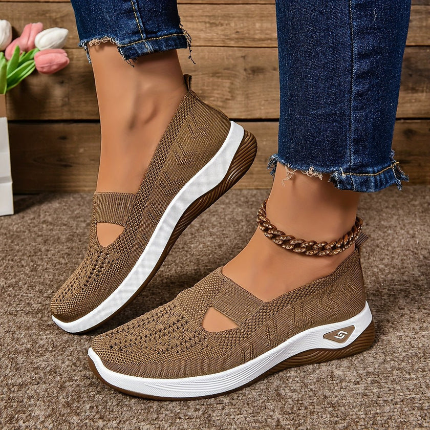 Camila | Women's Orthopedic Breathable Slip-On Walking Sneakers