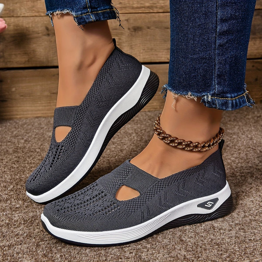 Camila | Women's Orthopedic Breathable Slip-On Walking Sneakers