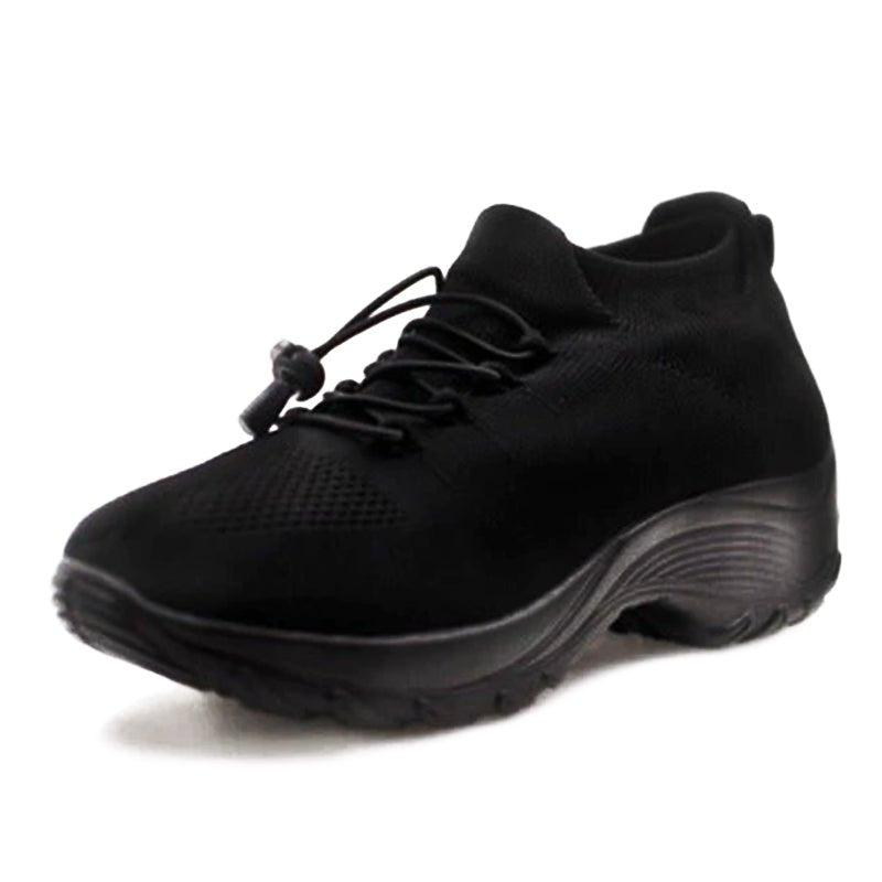 Emma | Women's Orthopedic Cushioned Lace-Up Platform Sneakers