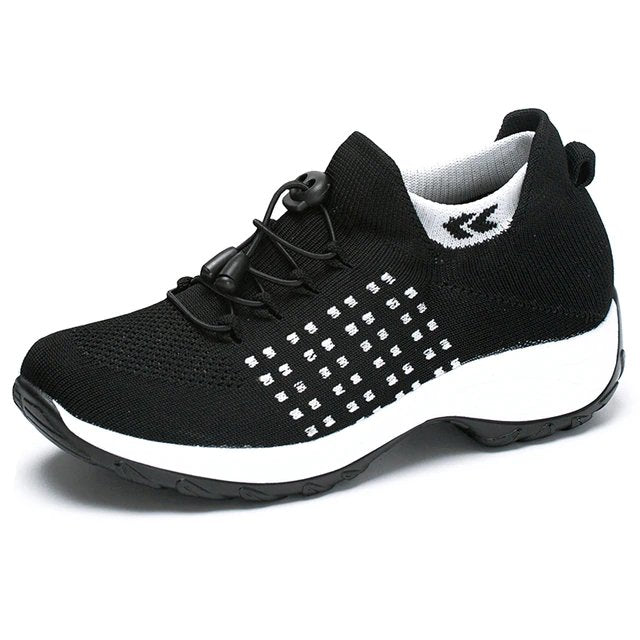 Emma | Women's Orthopedic Cushioned Lace-Up Platform Sneakers