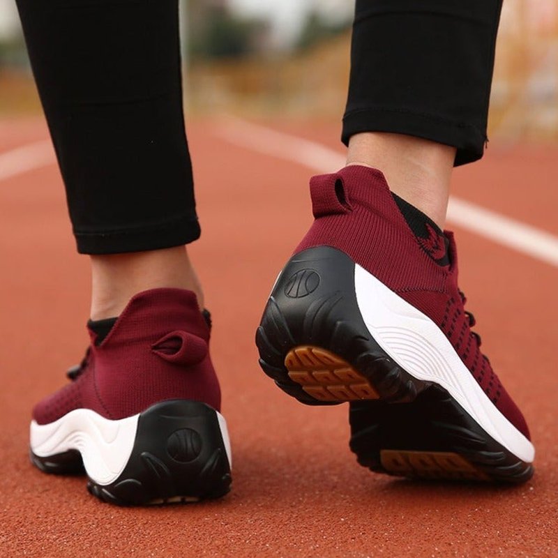 Emma | Women's Orthopedic Cushioned Lace-Up Platform Sneakers