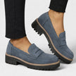 Aria | Women's Orthopedic Cushioned Slip-On Platform Loafers