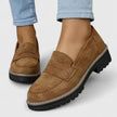 Aria | Women's Orthopedic Cushioned Slip-On Platform Loafers