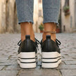 Mia | Women's Orthopedic Platform Lace-Up Oxford Boots