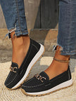 Luna | Women's Orthopedic Slip-On Gold-Bit Loafers Non-Slip Flat