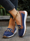 Luna | Women's Orthopedic Slip-On Gold-Bit Loafers Non-Slip Flat