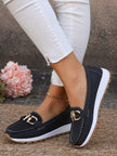 Luna | Women's Orthopedic Slip-On Gold-Bit Loafers Non-Slip Flat