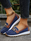 Luna | Women's Orthopedic Slip-On Gold-Bit Loafers Non-Slip Flat