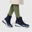 Penelope | Women's Orthopedic Wedge Ankle Boots Arch-Support Side-Zip Sneaker Booties