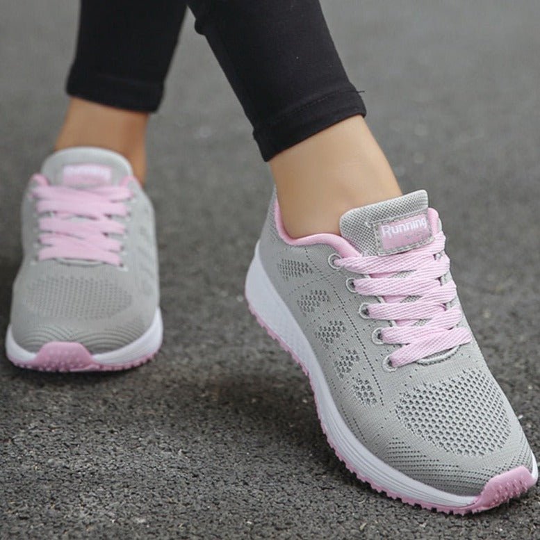 Scarlett | Women's Orthopedic Wide-Toe-Box Breathable Mesh Lace-Up Sneakers