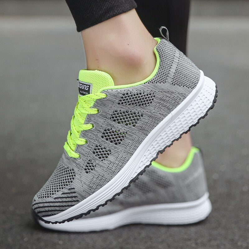 Scarlett | Women's Orthopedic Wide-Toe-Box Breathable Mesh Lace-Up Sneakers