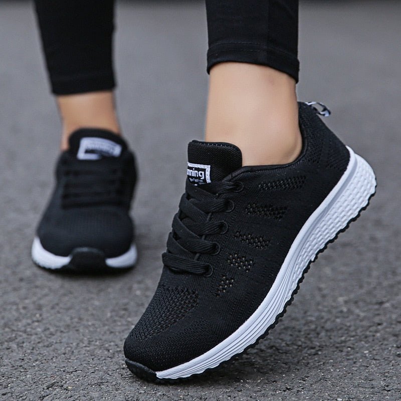 Scarlett | Women's Orthopedic Wide-Toe-Box Breathable Mesh Lace-Up Sneakers