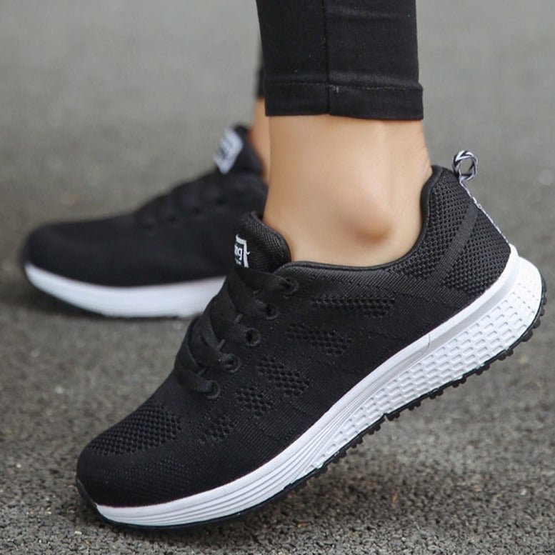 Scarlett | Women's Orthopedic Wide-Toe-Box Breathable Mesh Lace-Up Sneakers